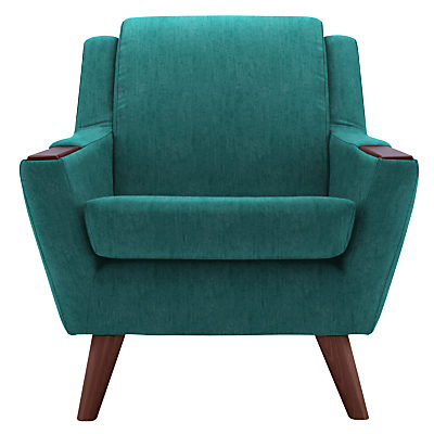 G Plan Vintage The Fifty Five Armchair Velvet Teal
